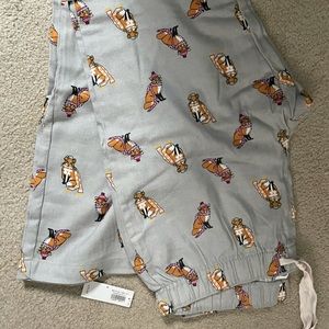 Old Navy flannel PJ pants with foxes. NWT size S